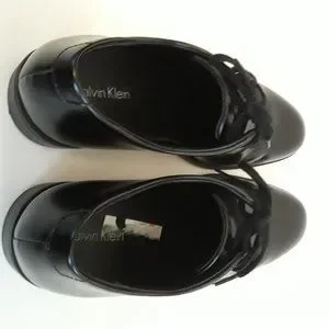 CALVIN KLEIN DORREL LEATHER MEN\'S DRESS SHOES SIZE 7.5 BLACK COLOR Calvin Klein | Shoes | Calvin Klein Dorrel Leather Mens  main image 2